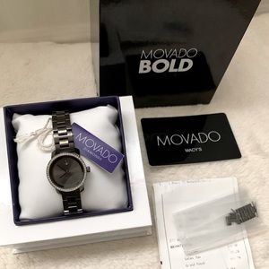 Movado women Swiss bold diamond watch